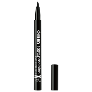 100%precision EYELINER PEN DUAL TIP  Un look doppiamente sofisticato.