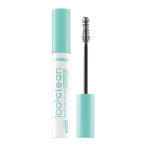 100%clean MASCARA VOLUME WASHABLE  Wear it, wash it!